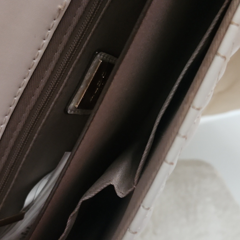 Aldo Collection Cream Crossbody Bag with Gold Details - Picture 9 of 9